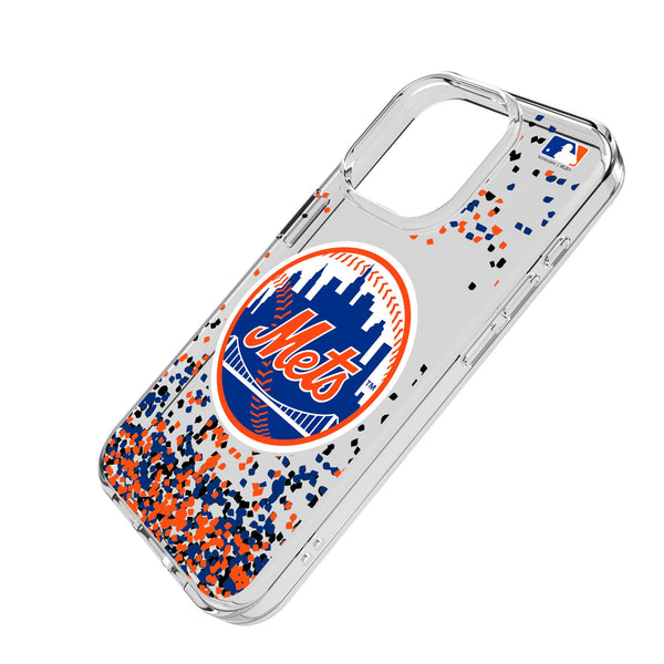 New York Mets Confetti iPhone Clear Phone Case for Apple iPhone Iso.Jpg