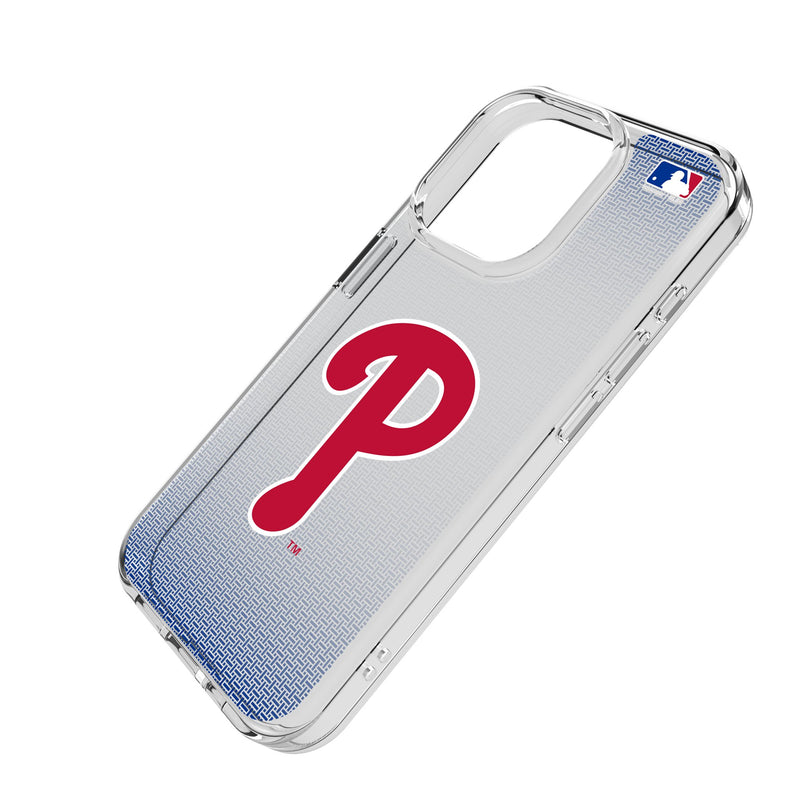 Philadelphia Phillies Linen iPhone Clear Phone Case for Apple iPhone Iso.Jpg