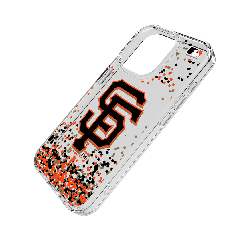 San Francisco Giants Confetti iPhone Clear Phone Case for Apple iPhone Iso.Jpg
