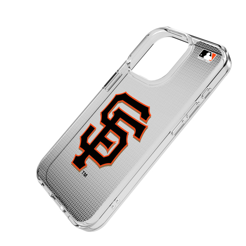 San Francisco Giants Linen iPhone Clear Phone Case for Apple iPhone Iso.Jpg
