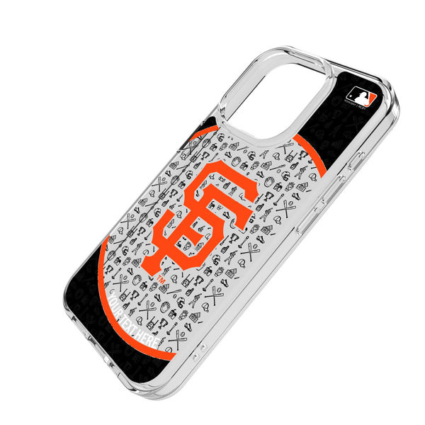 San Francisco Giants Personalized Circle iPhone Clear Phone Case for Apple iPhone Iso.Jpg