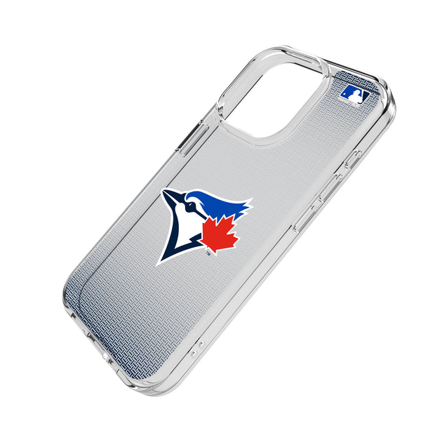 Toronto Blue Jays Linen iPhone Clear Phone Case for Apple iPhone Iso.Jpg