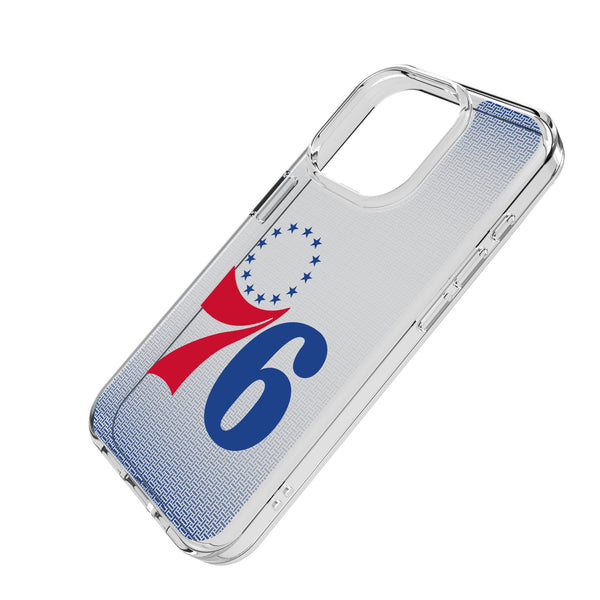 Philadelphia 76ers Linen iPhone Clear Phone Case for Apple iPhone Iso.Jpg