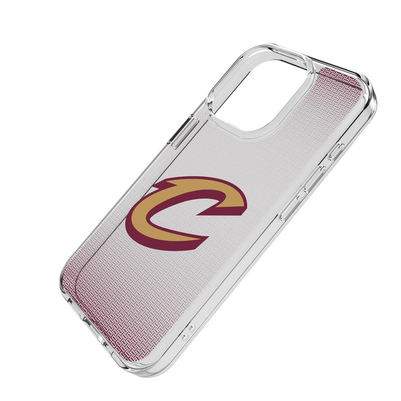 Cleveland Cavaliers Linen iPhone Clear Phone Case for Apple iPhone Iso.Jpg