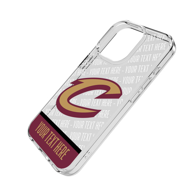 Cleveland Cavaliers Personalized EndZone Plus iPhone Clear Phone Case for Apple iPhone Iso.Jpg