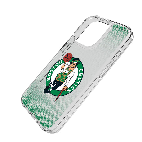 Boston Celtics Linen iPhone Clear Phone Case for Apple iPhone Iso.Jpg
