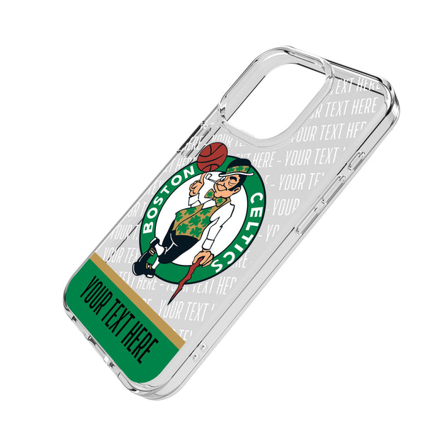 Boston Celtics Personalized EndZone Plus iPhone Clear Phone Case for Apple iPhone Iso.Jpg