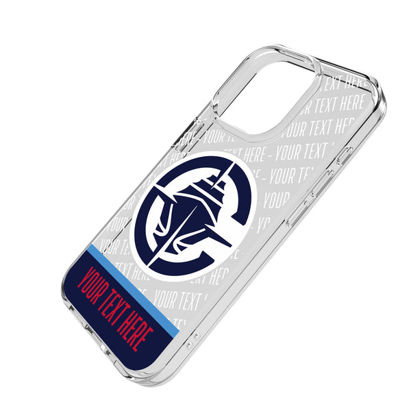 Los Angeles Clippers Personalized EndZone Plus iPhone Clear Phone Case for Apple iPhone Iso.Jpg