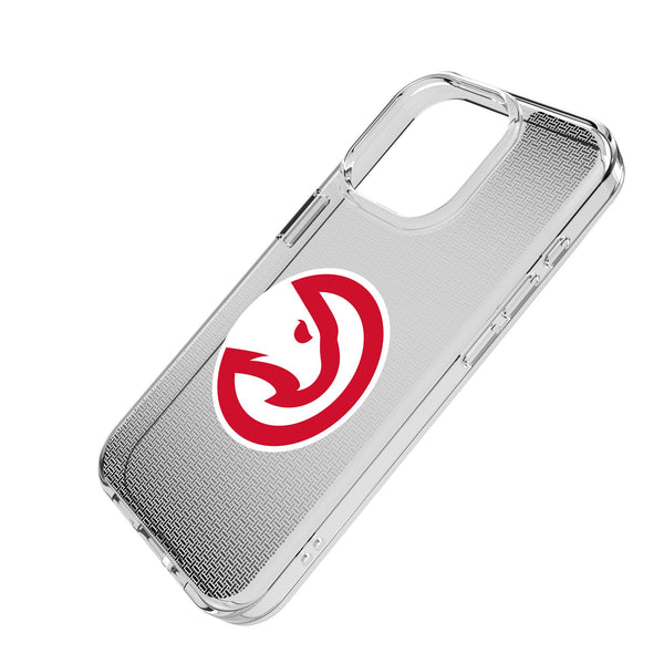 Atlanta Hawks Linen iPhone Clear Phone Case for Apple iPhone Iso.Jpg