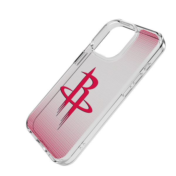 Houston Rockets Linen iPhone Clear Phone Case for Apple iPhone Iso.Jpg