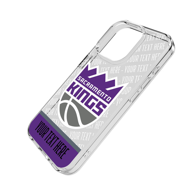 Sacramento Kings Personalized EndZone Plus iPhone Clear Phone Case for Apple iPhone Iso.Jpg
