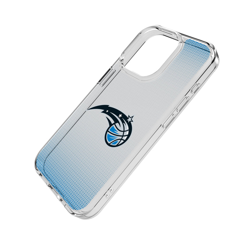 Orlando Magic Linen iPhone Clear Phone Case for Apple iPhone Iso.Jpg