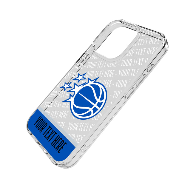 Orlando Magic Personalized EndZone Plus iPhone Clear Phone Case for Apple iPhone Iso.Jpg