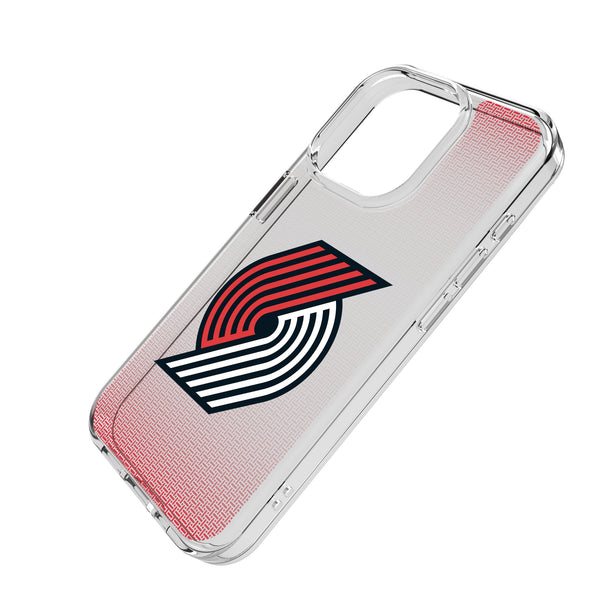 Portland Trail Blazers Linen iPhone Clear Phone Case for Apple iPhone Iso.Jpg
