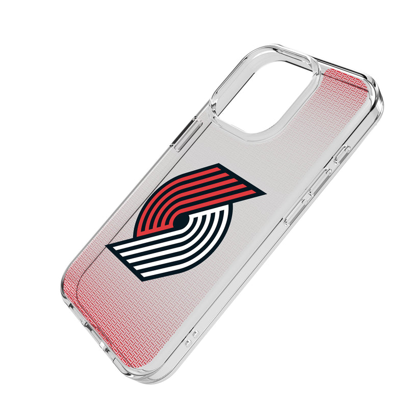 Portland Trail Blazers Linen iPhone Clear Phone Case for Apple iPhone Iso.Jpg
