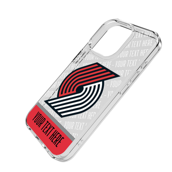 Portland Trail Blazers Personalized EndZone Plus iPhone Clear Phone Case for Apple iPhone Iso.Jpg