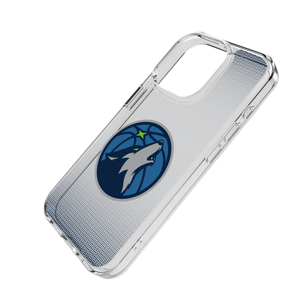 Minnesota Timberwolves Linen iPhone Clear Phone Case for Apple iPhone Iso.Jpg