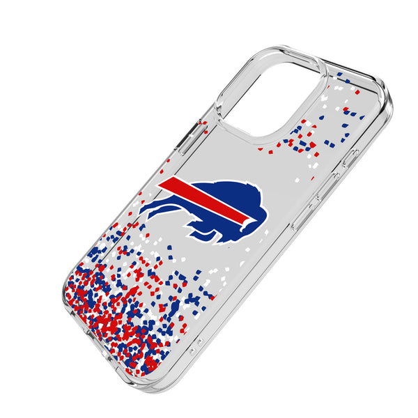 Buffalo Bills Confetti iPhone Clear Phone Case for Apple iPhone Iso.Jpg