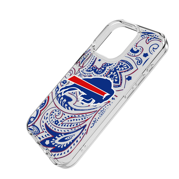 Buffalo Bills Paisley iPhone Clear Phone Case for Apple iPhone Iso.Jpg
