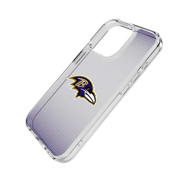 Baltimore Ravens Linen iPhone Clear Phone Case for Apple iPhone Iso.Jpg