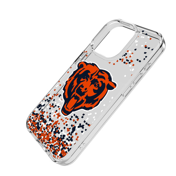 Chicago Bears Confetti iPhone Clear Phone Case for Apple iPhone Iso.Jpg