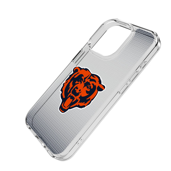 Chicago Bears Linen iPhone Clear Phone Case for Apple iPhone Iso.Jpg
