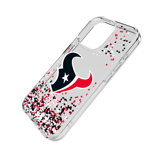 Houston Texans Confetti iPhone Clear Phone Case for Apple iPhone Iso.Jpg