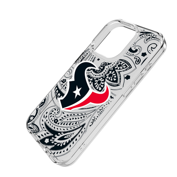 Houston Texans Paisley iPhone Clear Phone Case for Apple iPhone Iso.Jpg
