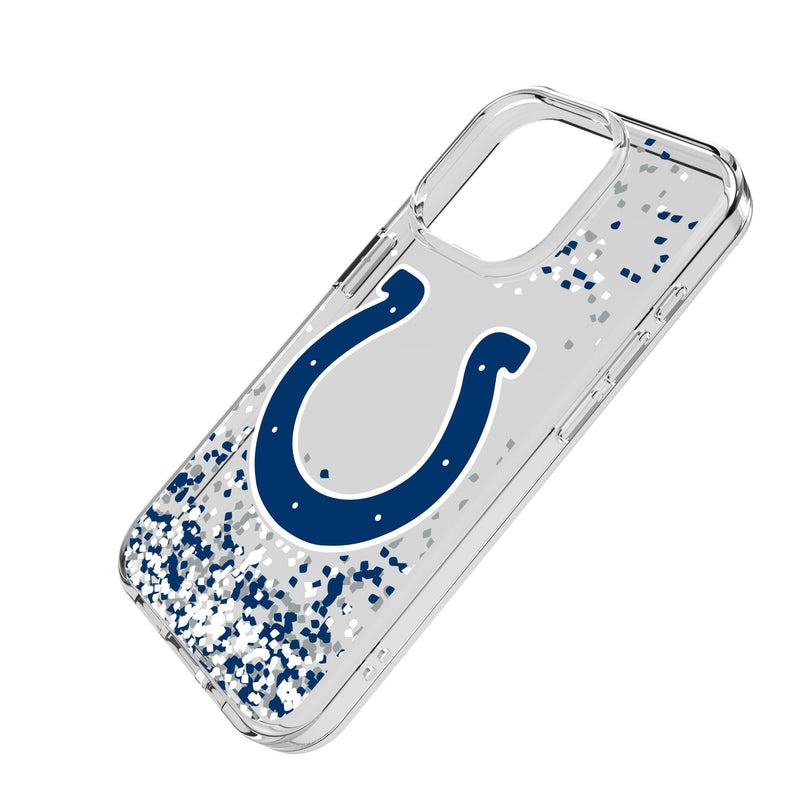 Indianapolis Colts Confetti iPhone Clear Phone Case for Apple iPhone Iso.Jpg
