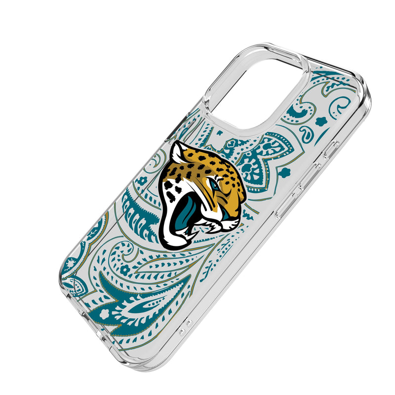 Jacksonville Jaguars Paisley iPhone Clear Phone Case for Apple iPhone Iso.Jpg