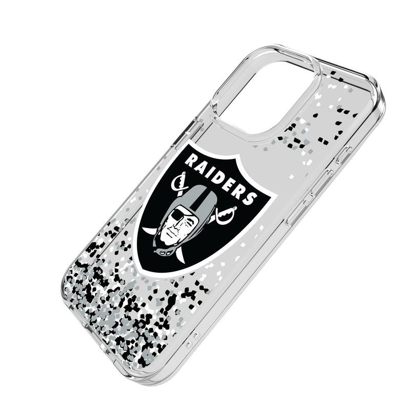 Las Vegas Raiders Confetti iPhone Clear Phone Case for Apple iPhone Iso.Jpg