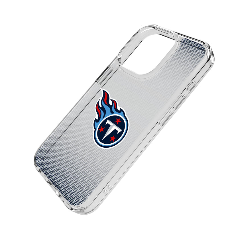 Tennessee Titans Linen iPhone Clear Phone Case for Apple iPhone Iso.Jpg