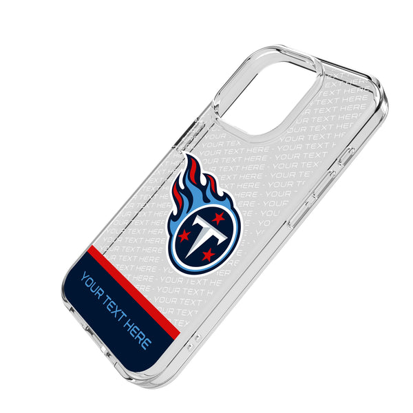 Tennessee Titans Personalized EndZone Plus iPhone Clear Phone Case for Apple iPhone Iso.Jpg