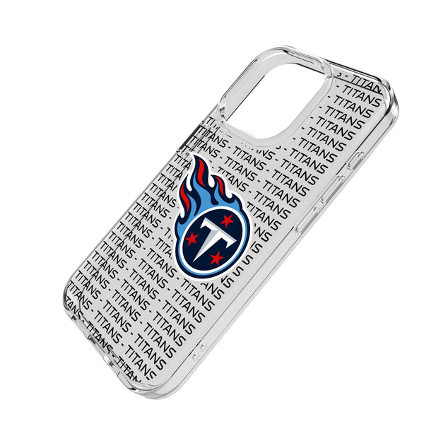 Tennessee Titans Text Backdrop iPhone Clear Phone Case for Apple iPhone Iso.Jpg