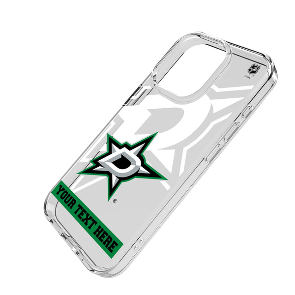 Dallas Stars Personalized Tilt iPhone Clear Phone Case for Apple iPhone Iso.Jpg
