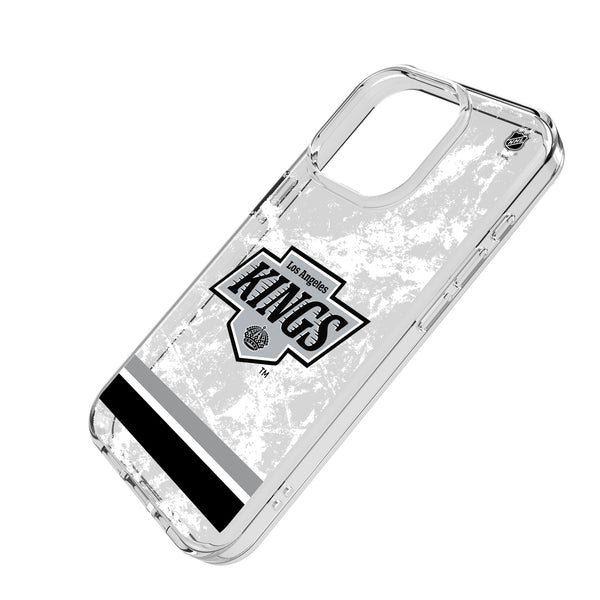 LA Kings Ice Stripe iPhone Clear Phone Case for Apple iPhone Iso.Jpg