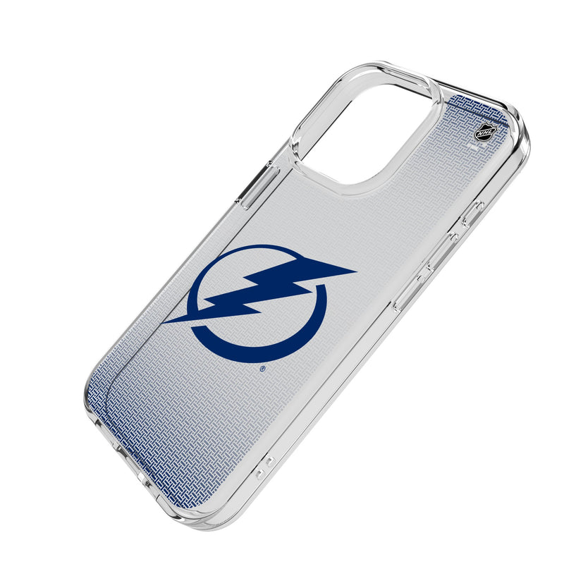 Tampa Bay Lightning Linen iPhone Clear Phone Case for Apple iPhone Iso.Jpg