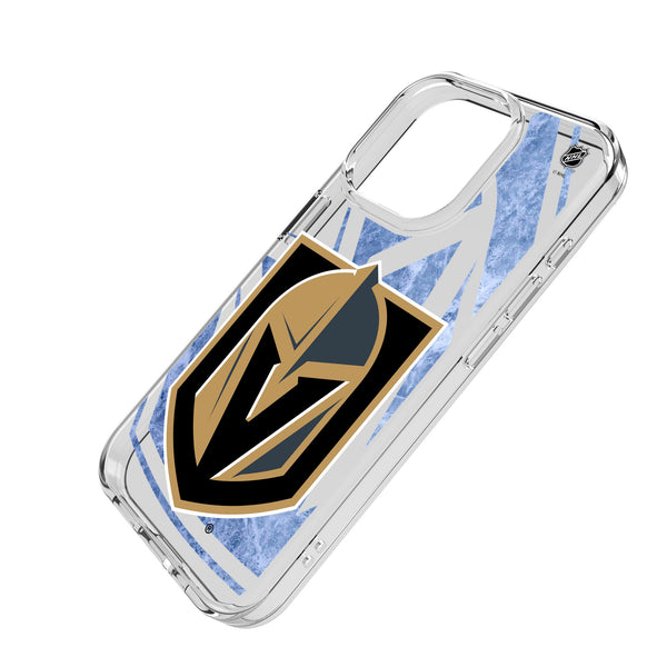 Vegas Golden Knights Ice Tilt iPhone Clear Phone Case for Apple iPhone Iso.Jpg
