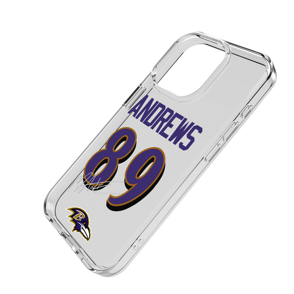 Mark Andrews Baltimore Ravens 89 Game Tactic iPhone Clear Phone Case for Apple iPhone Iso.Jpg