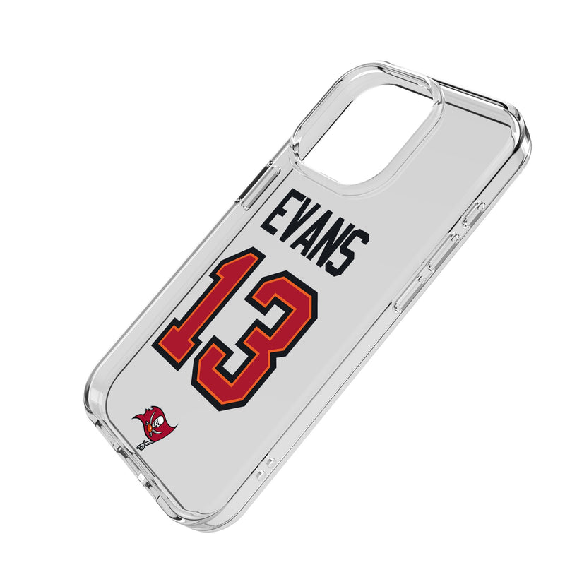 Mike Evans Tampa Bay Buccaneers 13 Game Tactic iPhone Clear Phone Case for Apple iPhone Iso.Jpg