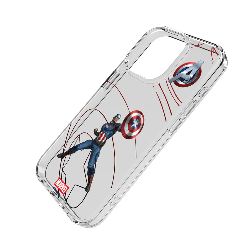 Marvel Avengers Captain America MechLine iPhone Clear Phone Case for Apple iPhone Iso.Jpg