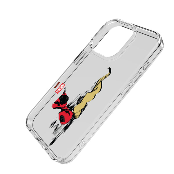 Marvel Ladypool Badge iPhone Clear Phone Case for Apple iPhone Iso.Jpg