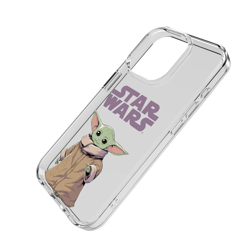 Star Wars: The Mandalorian Grogu Color Block iPhone Clear Phone Case for Apple iPhone Iso.Jpg