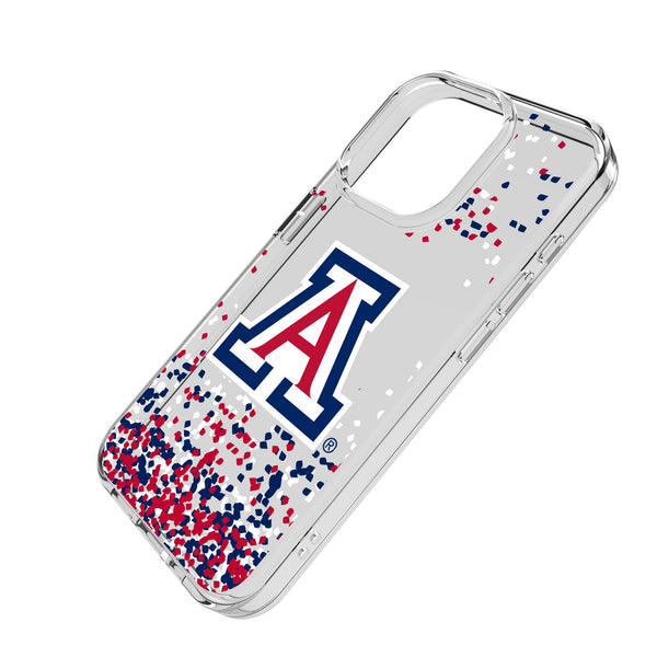 University of Arizona Wildcats Confetti iPhone Clear Phone Case for Apple iPhone Iso.Jpg
