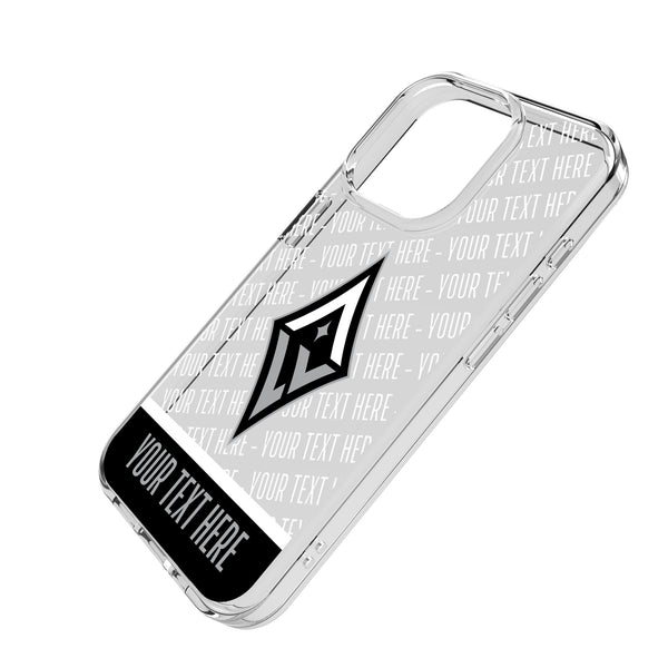 Las Vegas Aces Personalized EndZone Plus iPhone Clear Phone Case for Apple iPhone Iso.Jpg