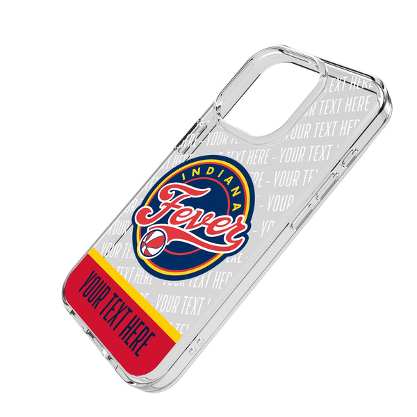 Indiana Fever Personalized EndZone Plus iPhone Clear Phone Case for Apple iPhone Iso.Jpg
