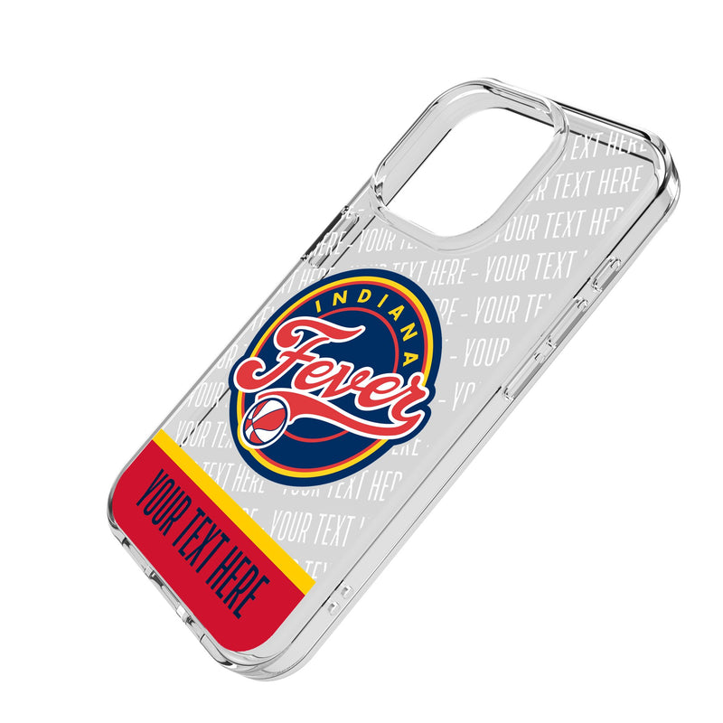 Indiana Fever Personalized EndZone Plus iPhone Clear Phone Case for Apple iPhone Iso.Jpg