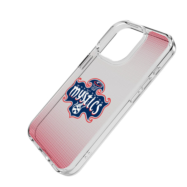 Washington Mystics Linen iPhone Clear Phone Case for Apple iPhone Iso.Jpg