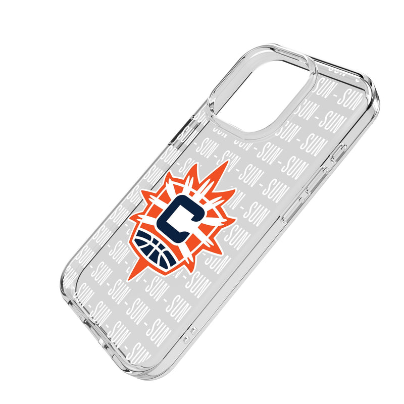 Connecticut Sun Text Backdrop iPhone Clear Phone Case for Apple iPhone Iso.Jpg