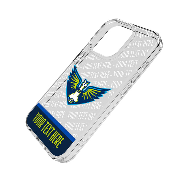 Dallas Wings Personalized EndZone Plus iPhone Clear Phone Case for Apple iPhone Iso.Jpg